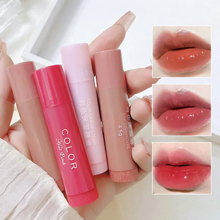 HAIPINK Set de 3 Bálsamos Labiales Hidratantes con Color